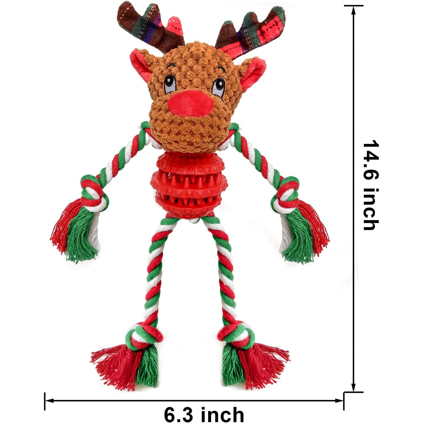 Petootsy™ ChewLine Christmas Reindeer
