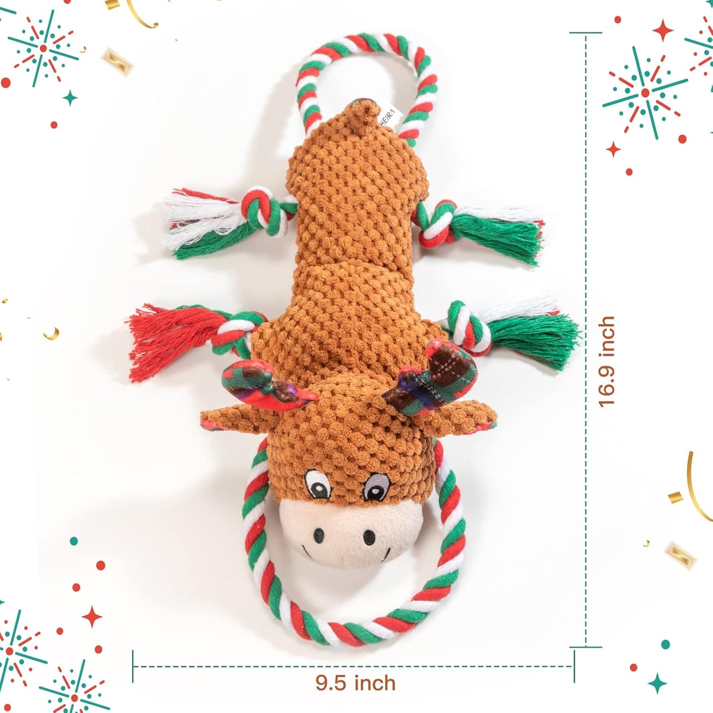 Petootsy™ ChewLine Tug Elk