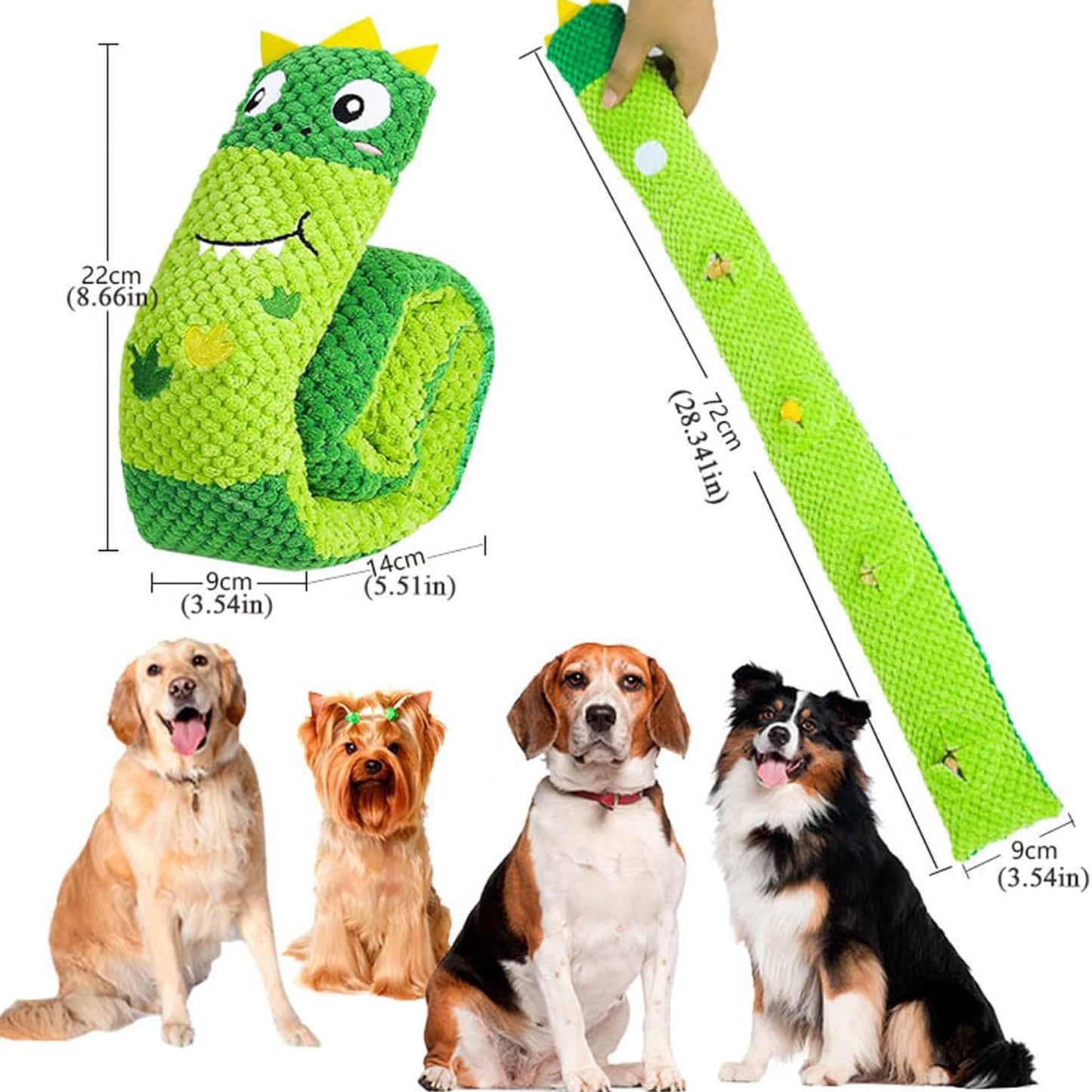 Petlori™ TrustyChew Snake Rabbit 2 Pack