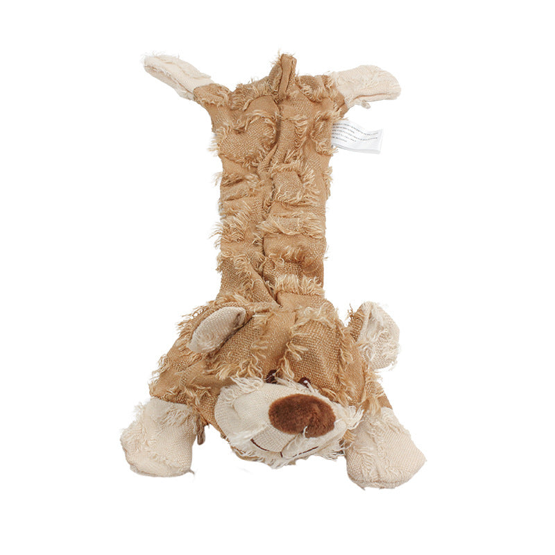 Petlori 20‘’ Beggar Bear Squeaker Chew Dog Toy