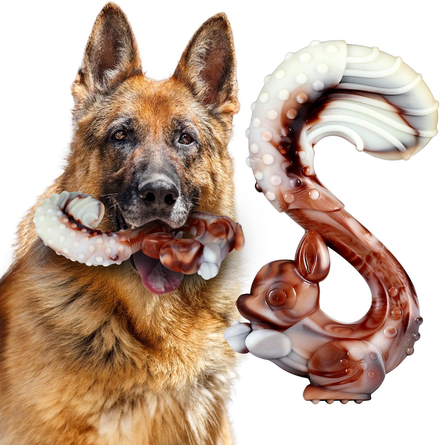 Petlori Animal Shapes Nylon Durable Dog Chew Toy