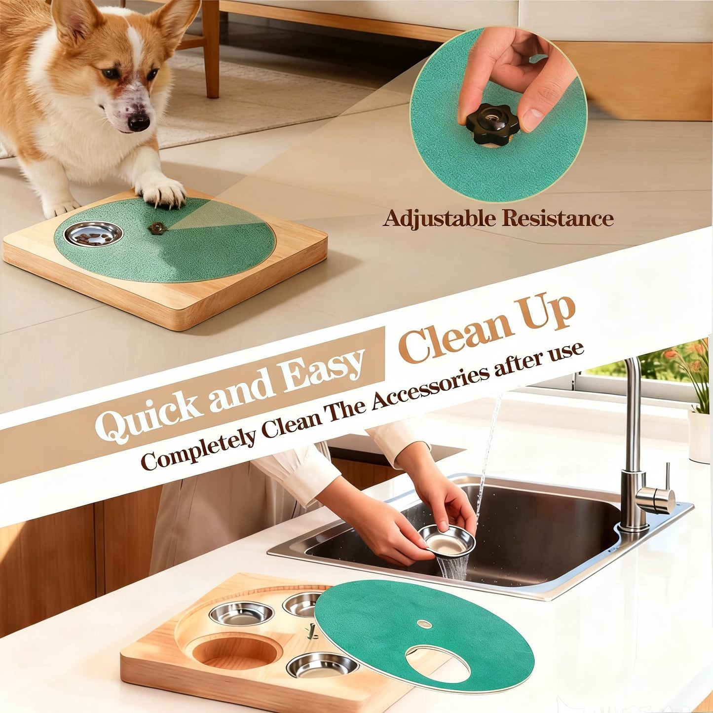 Petlori™ 6-Bowl Gourmet Scratch Board