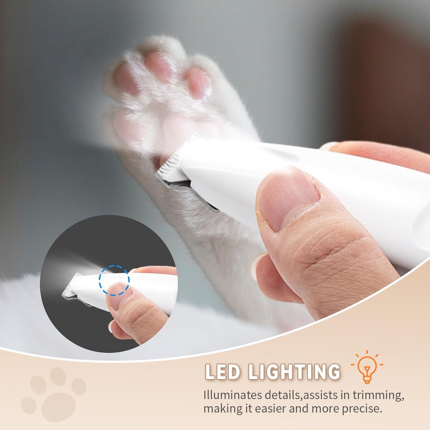 Petlori™ Ultra-Quiet Pet Precision Trimmer