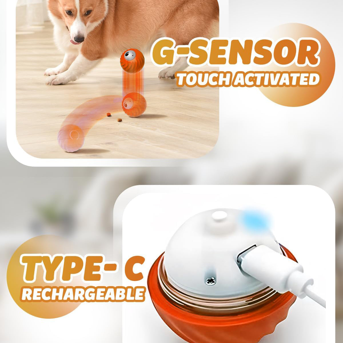 Petsume™ Zoomigo Motion Activated Automatic Balls