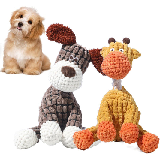 Petlori Dogs Plush Squeaky Toy 2 pack