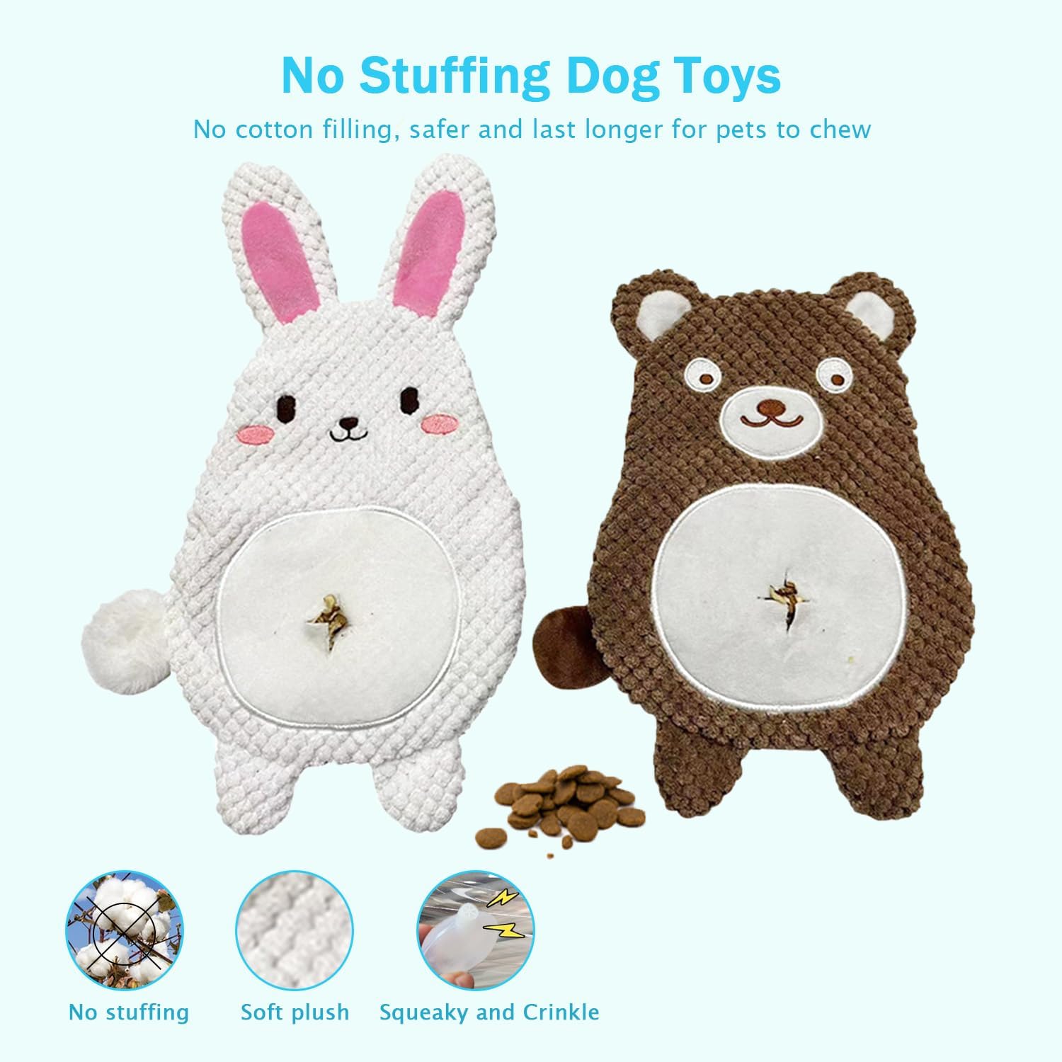 Petlori™ TrustyChew Rabbit Bear Set