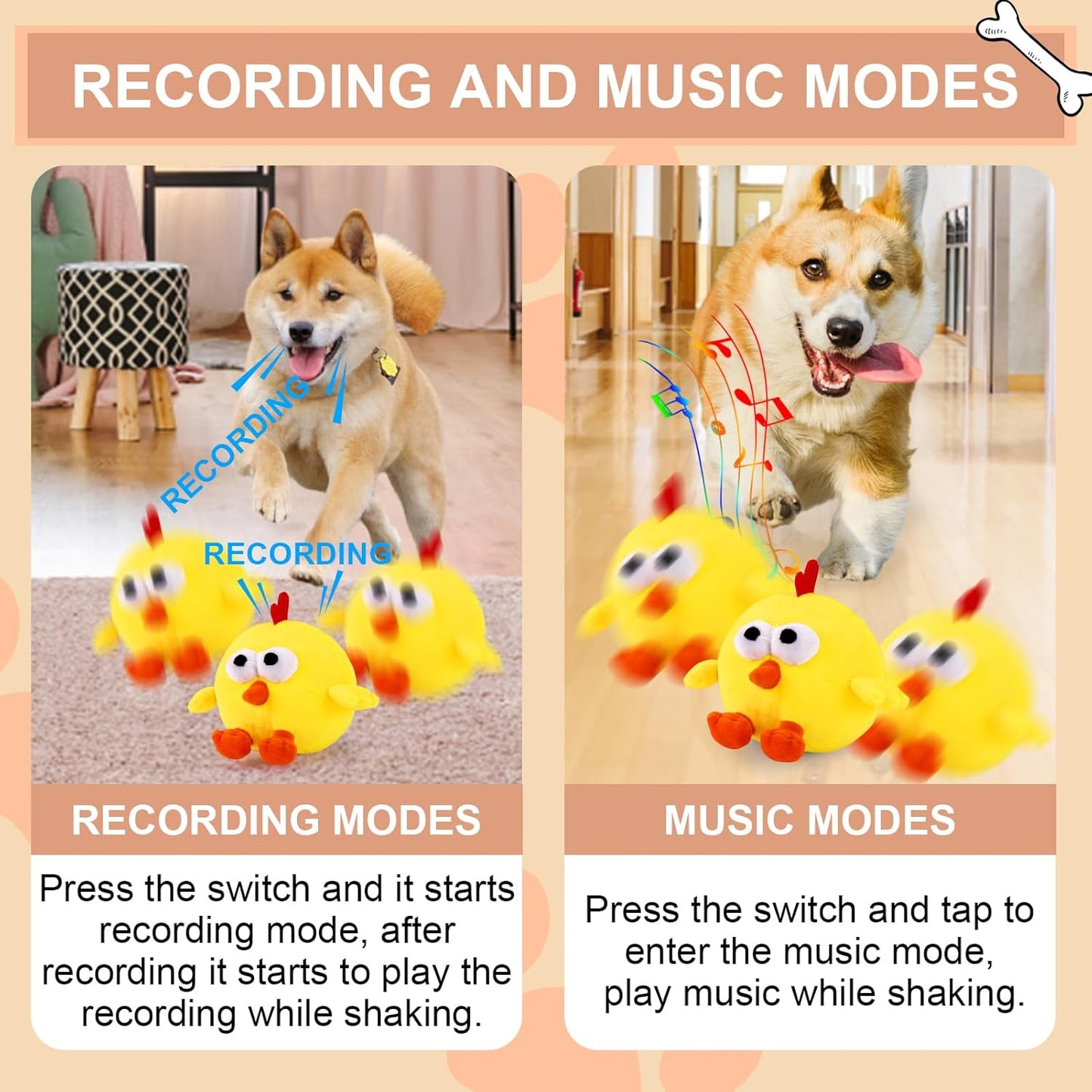 Petsume™ Zoomigo Jumping Chicken