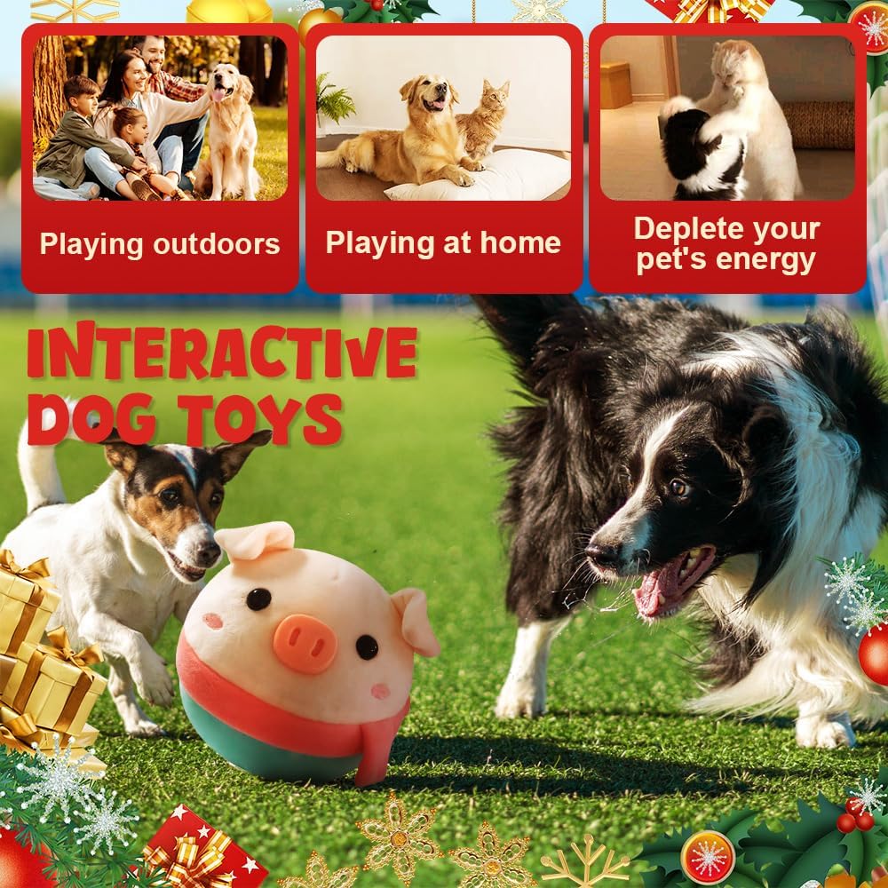 Petsume™ Interactive Squeaky Dog Ball Toy