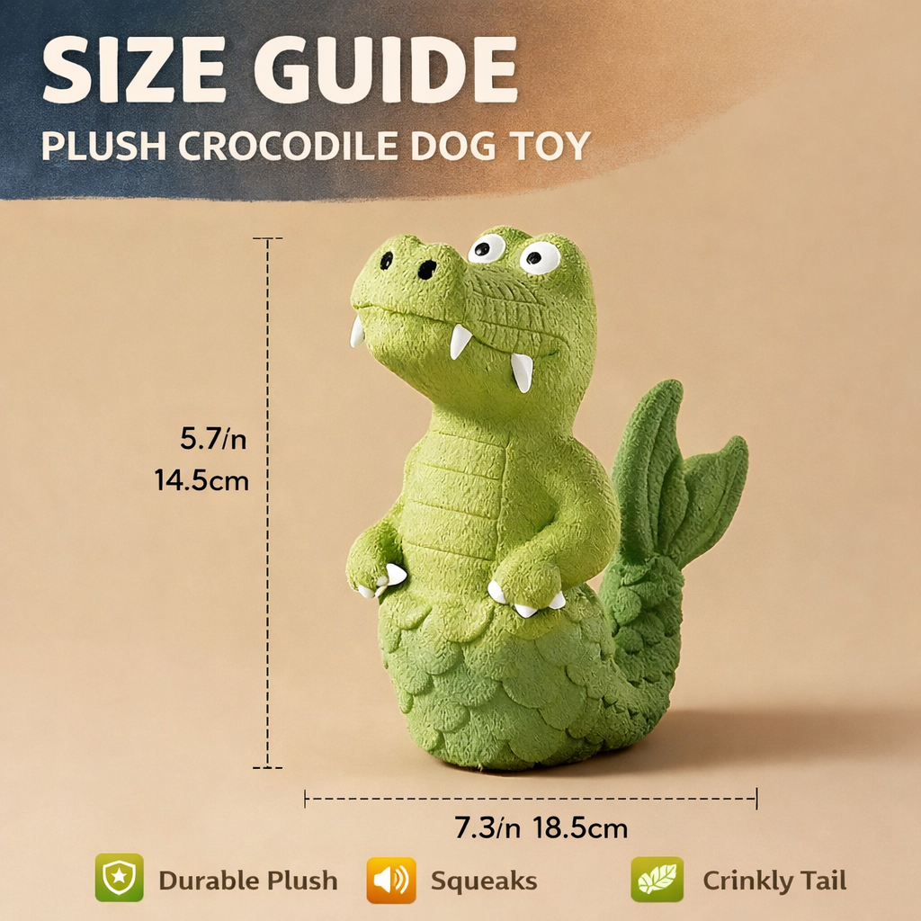 Petootsy™ TitanChew Crocodile Mermaid