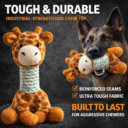 Petlori™ ChewLine Raccoon and Giraffe