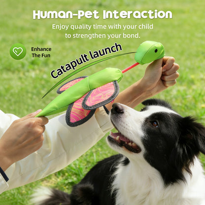 Petlori™ Flying Dog Toy with Rope Slingshot