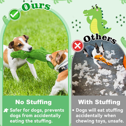 Petlori Crocodile Squeaky Dog Chews Toys